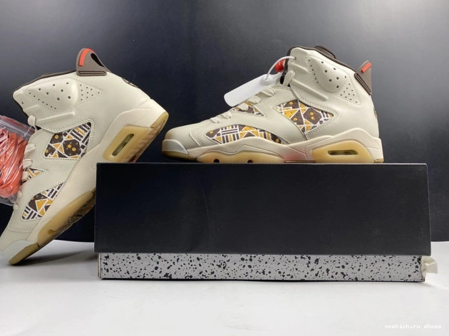 Rep Quai54 AIR CZ4152-100 Retro 6 Jordan (2020) Sail Brown 0808